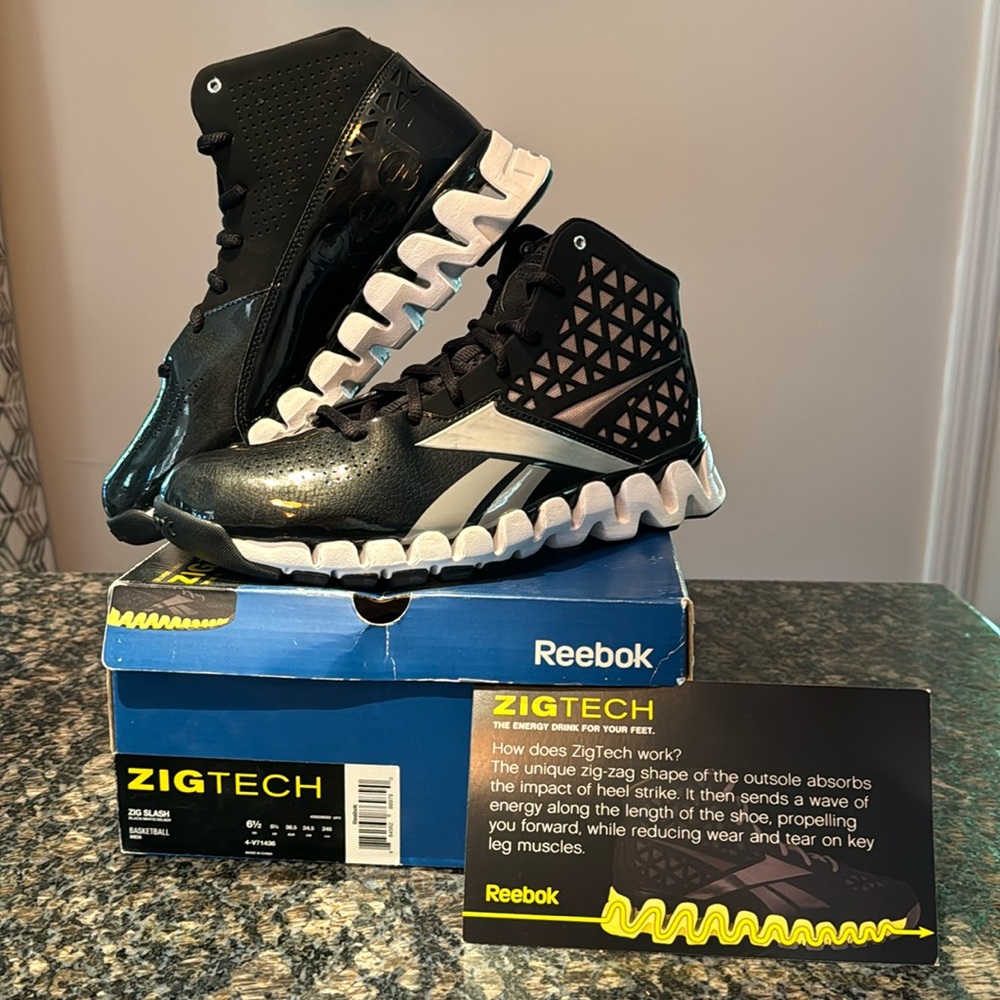 Reebok ZigTech Men’s Basketball Shoes Size 6.5